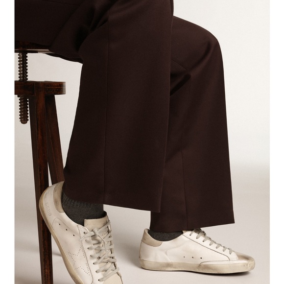 GOLDEN GOOSE White Perforated Superstar Sneakers 41 - Picture 9 of 11